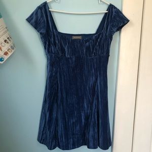 Urban Outfitters velvet babydoll dress